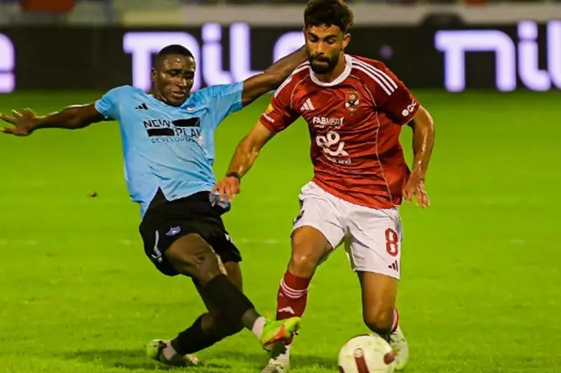 موريه توريه لاعب غزل المحلة أمام الأهلي